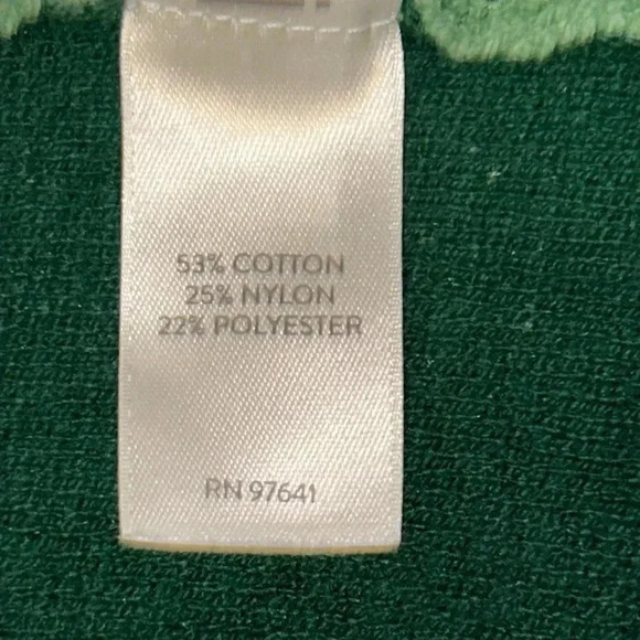 J.Jill ~ open front cardi green with cuffed sleeve size small petite - Picture 7 of 7